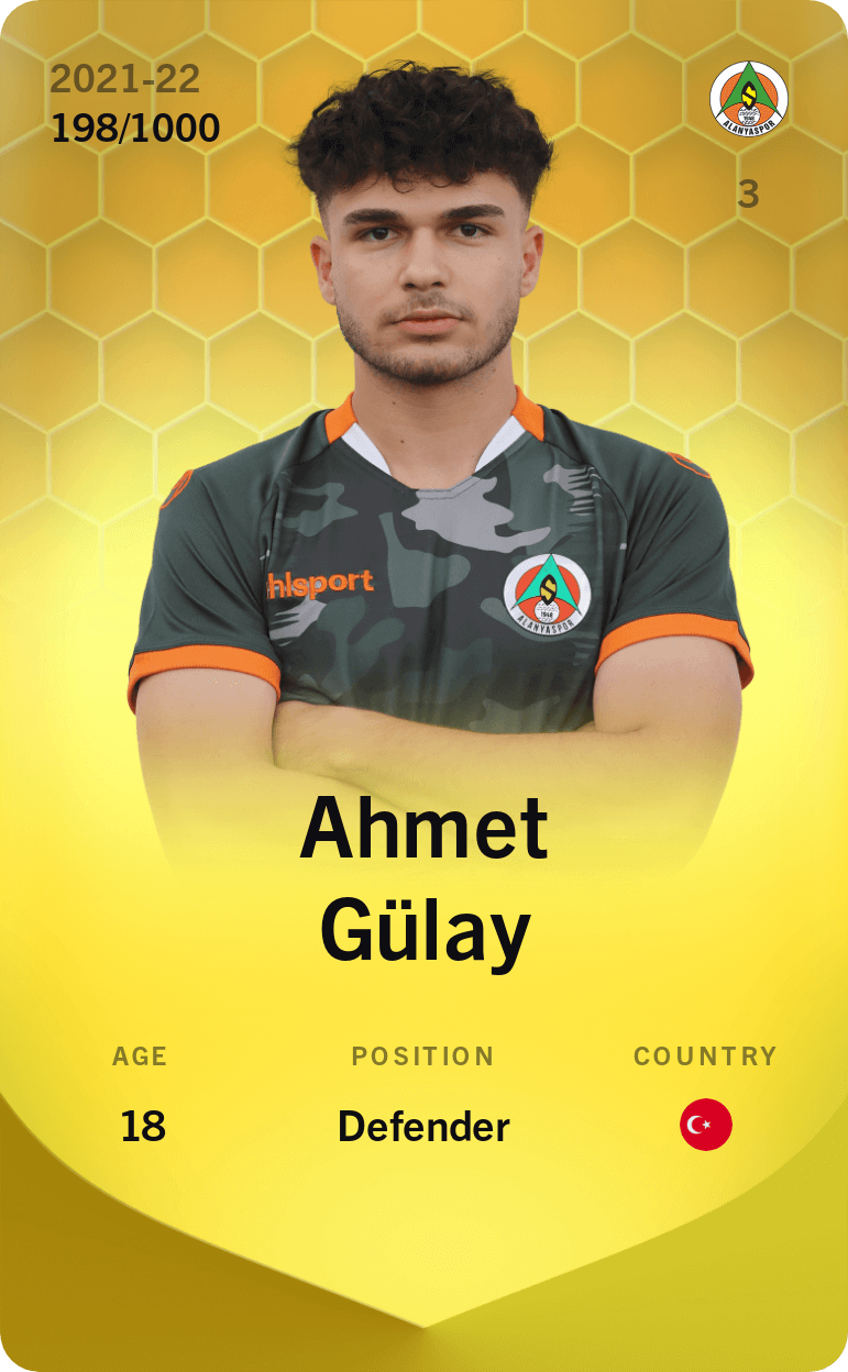 Ahmet Gülay 2021-22 • Limited 198/1000