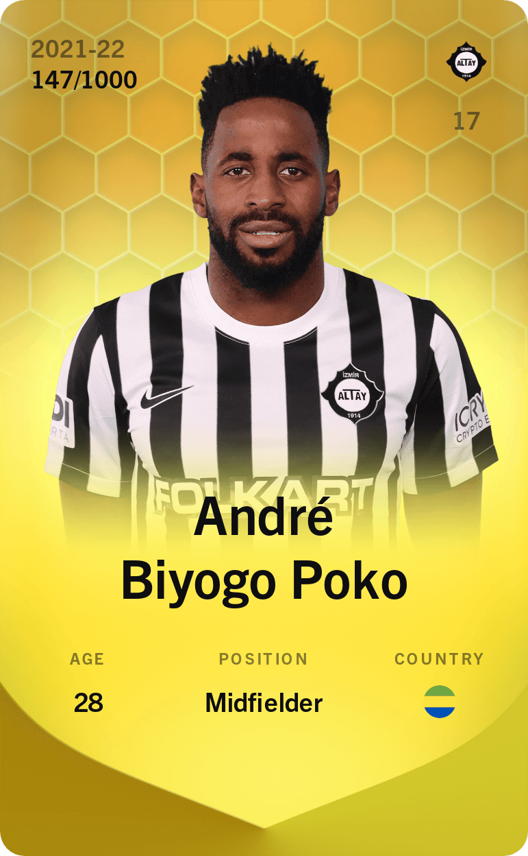 André Biyogo Poko 202122 • Limited 147/1000