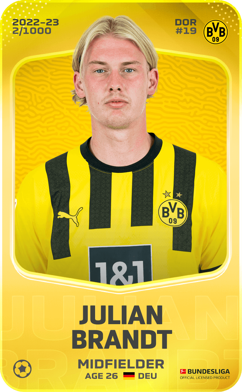 Limited card of Julian Brandt - 2022-23 - Sorare