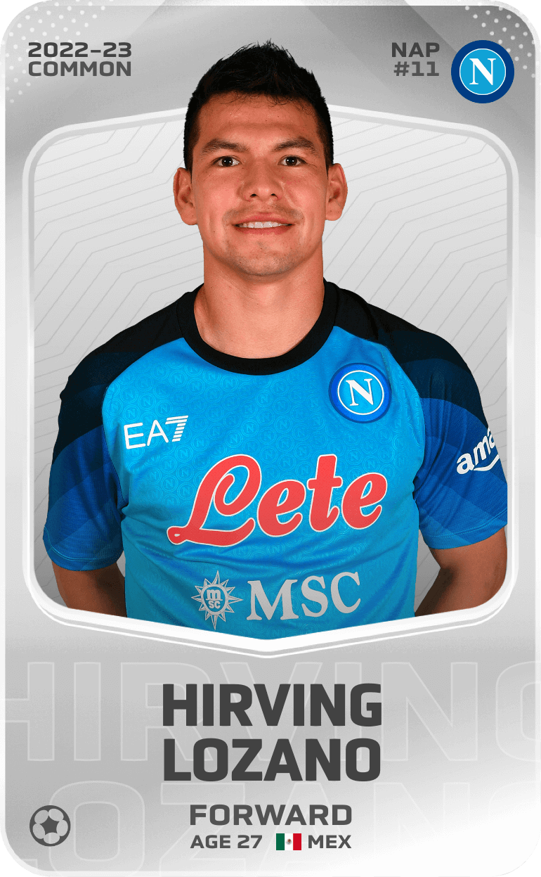 Common Card of Hirving Lozano 202223 Sorare