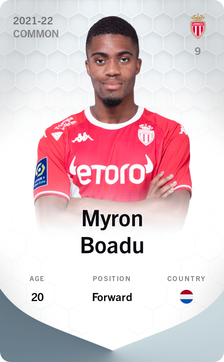 Common card of Myron Boadu - 2021-22 - Sorare