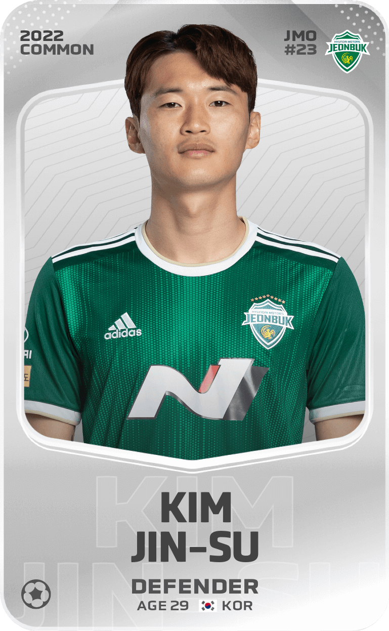 Common Card Of Kim Jin Su 2022 Sorare