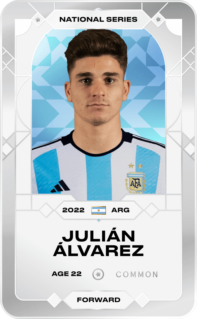 Common Card Of Julián Álvarez 2022 23 Sorare