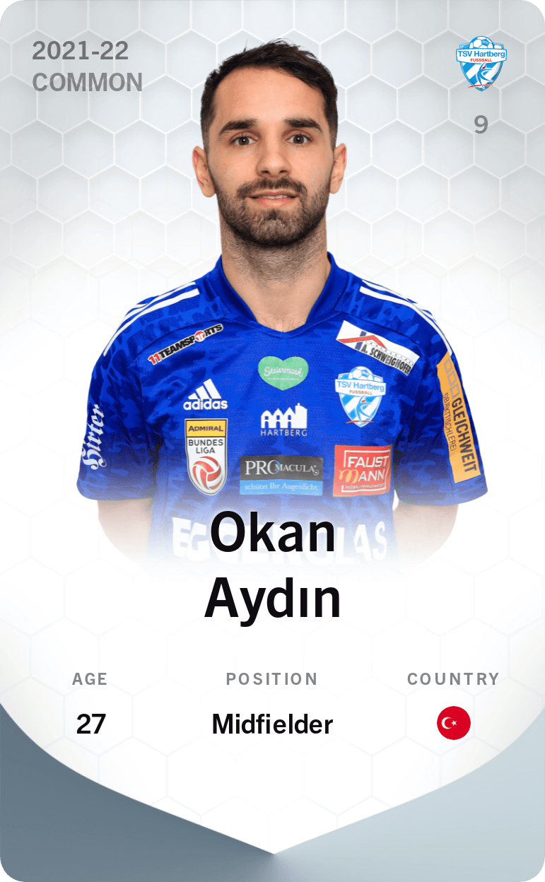 Common card of Okan Aydın 202122 Sorare