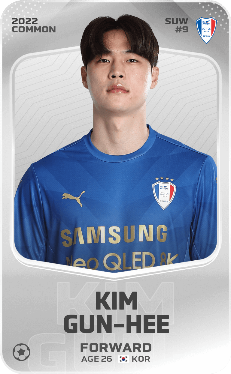 Common Card Of Kim Gun Hee 2022 Sorare 6438