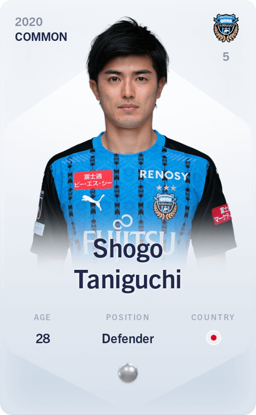 Common Card Of Shogo Taniguchi - 2020 - Sorare