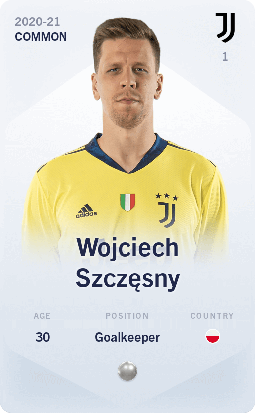 Common Card of Wojciech Szczęsny – 2020-21 – Sorare