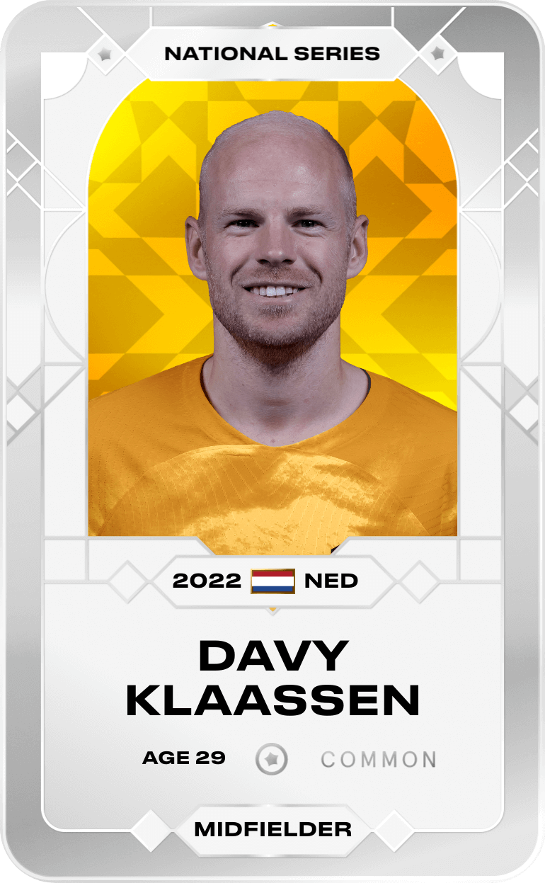 Common Card Of Davy Klaassen - 2022-23 - Sorare