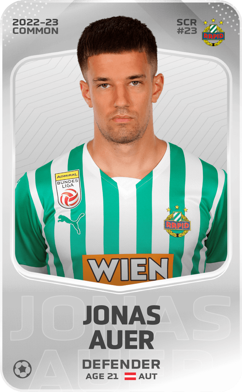 Common Card Of Jonas Auer – 2022-23 – Sorare