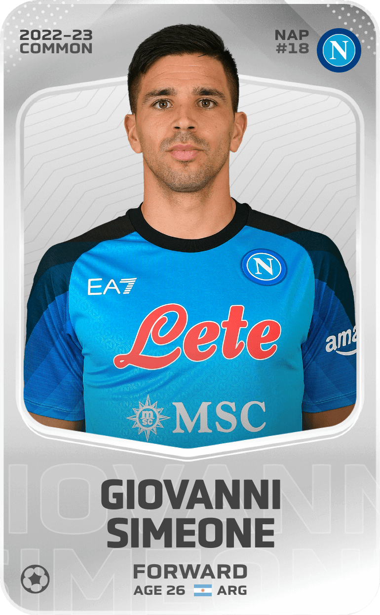 Common Card Of Giovanni Simeone - 2022-23 - Sorare