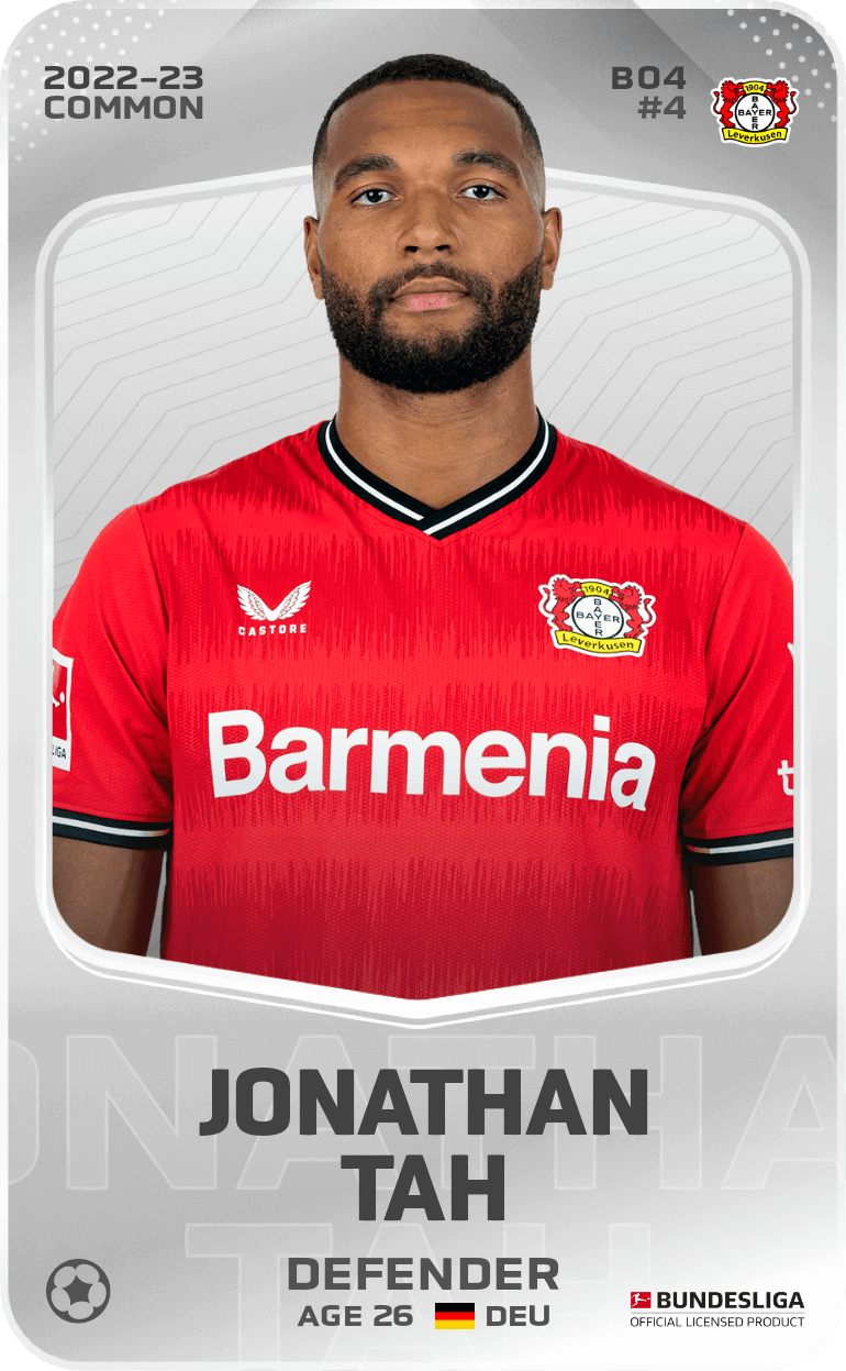 Common Card Of Jonathan Tah - 2022-23 - Sorare