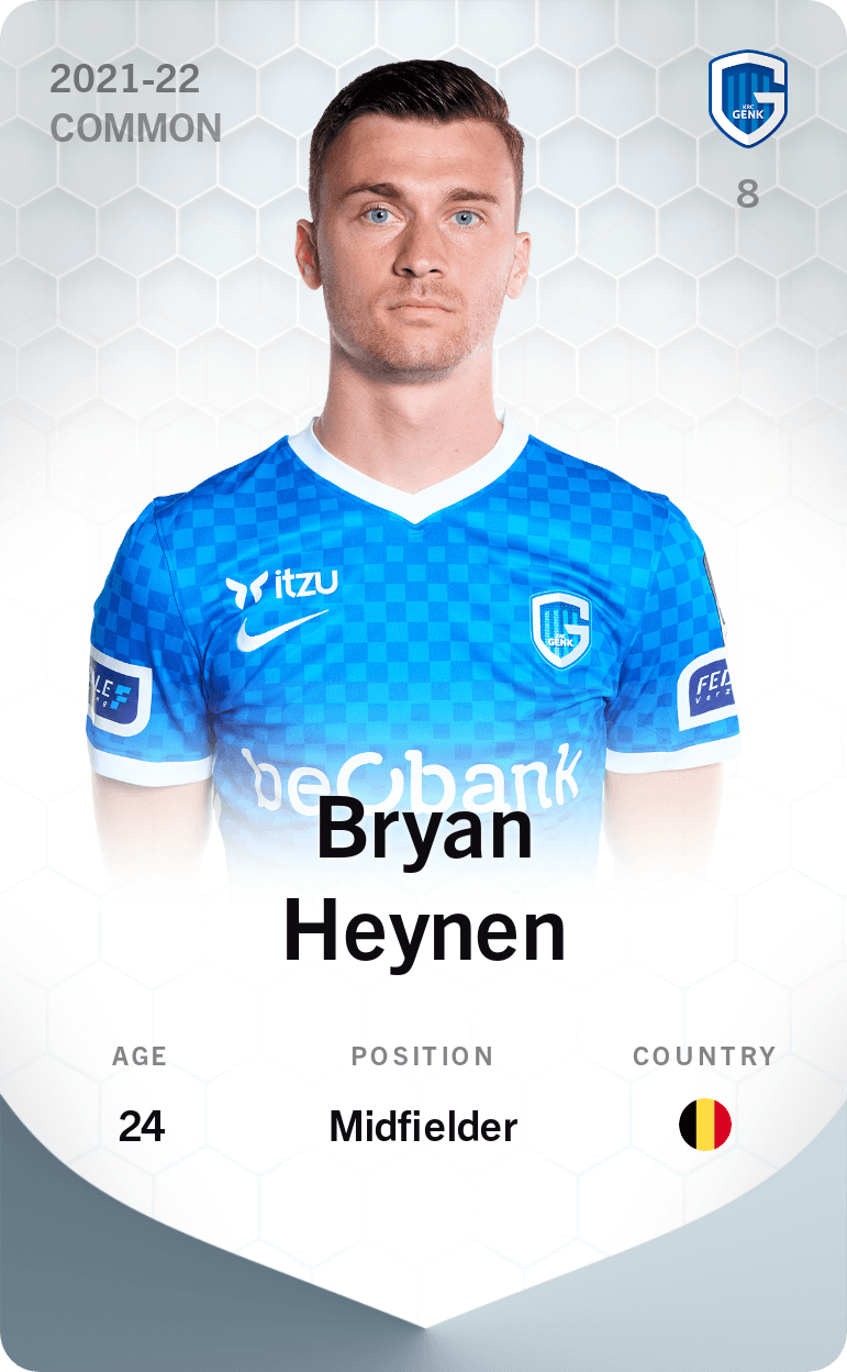 Common Card Of Bryan Heynen - 2021-22 - Sorare