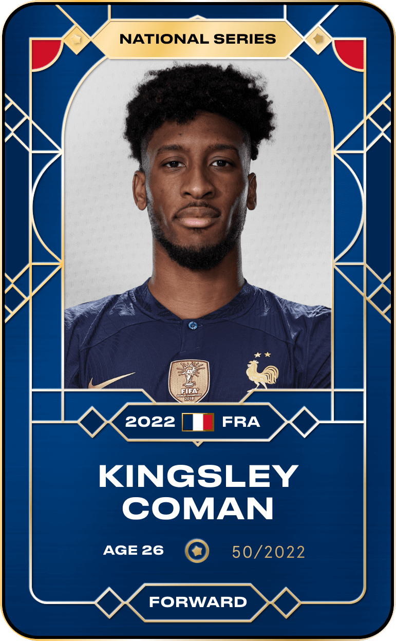 custom-series-card-of-kingsley-coman-2022-23-sorare