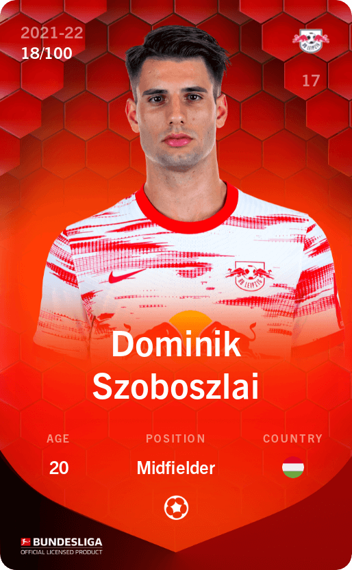 Rare Card Of Dominik Szoboszlai – 2022-23 – Sorare