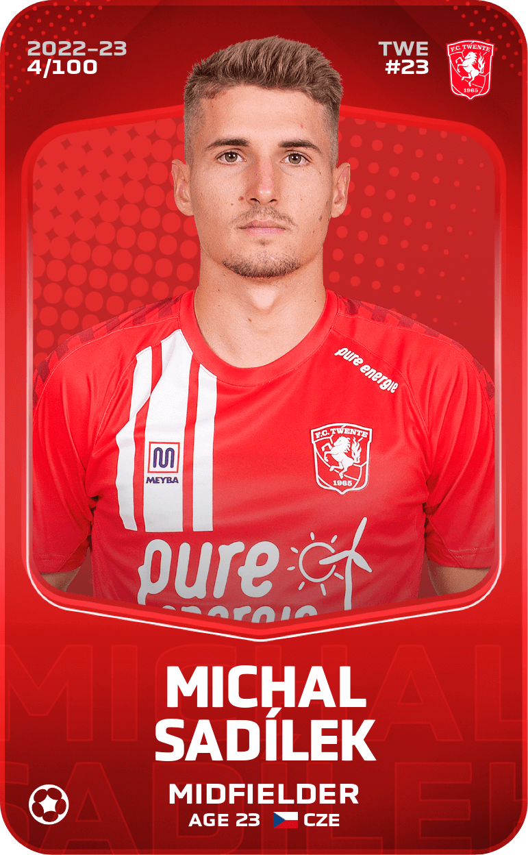 Rare card of Michal Sadílek – 2022-23 – Sorare