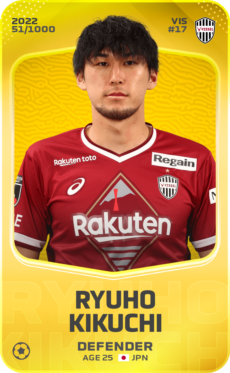 Kota Watanabe card 2022 limited 302 sorare SorareBase.football