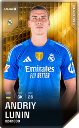 Andriy Lunin - limited