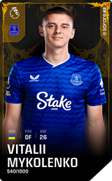 Vitalii Mykolenko - limited