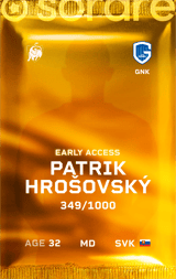 Patrik Hrošovský - limited
