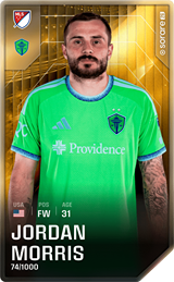 Jordan Morris - limited