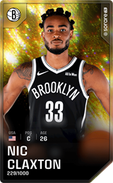 Nic Claxton - limited