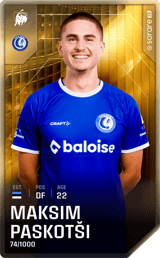 Maksim Paskotši - limited