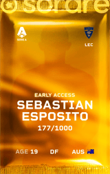 Sebastian Esposito - limited