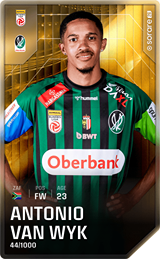 Antonio Van Wyk - limited