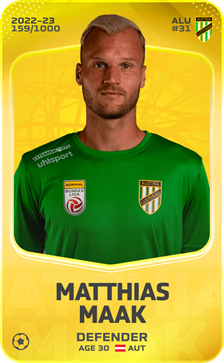 Matthias Maak - limited