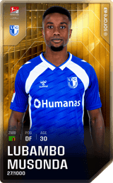 Lubambo Musonda - limited