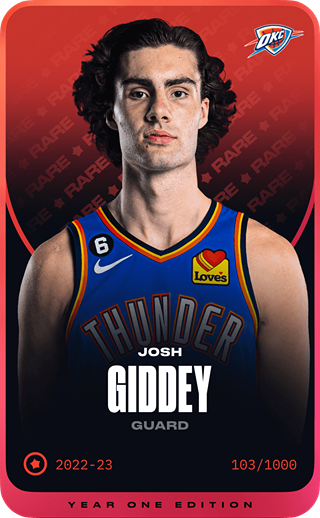 Josh Giddey - rare