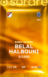 Belal Halbouni - limited