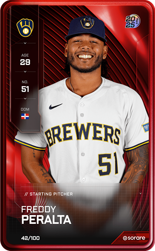 Freddy Peralta - rare