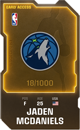 Jaden McDaniels - limited