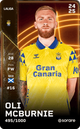 Oliver McBurnie - limited