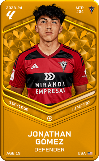 Jonathan Gómez - limited