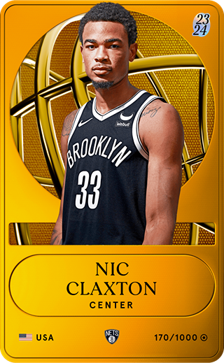 Nic Claxton - limited