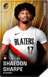 Shaedon Sharpe - limited