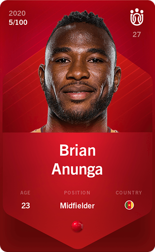 Tah Brian Anunga - rare