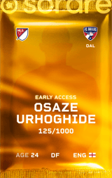 Osaze Urhoghide - limited
