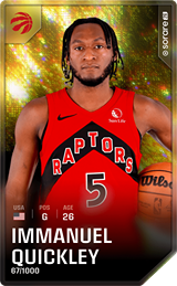 Immanuel Quickley - limited
