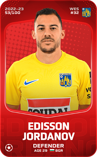 Edisson Jordanov - rare