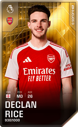 Declan Rice - limited
