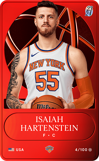 Isaiah Hartenstein - rare