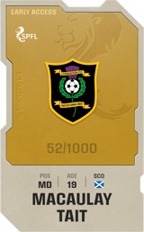 Macauley Tait - limited