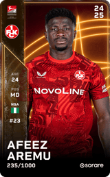 Afeez Aremu - limited