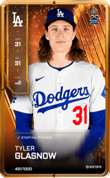 Tyler Glasnow - limited