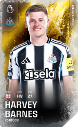 Harvey Barnes - limited