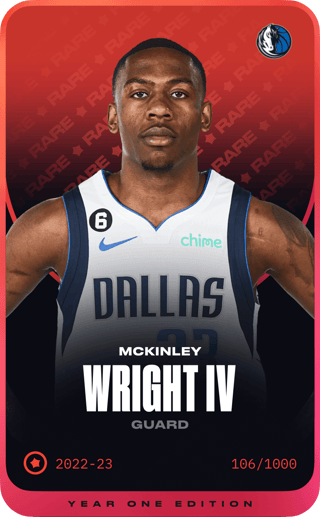 McKinley Wright IV - rare