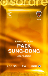 Baek Sung-Dong - limited
